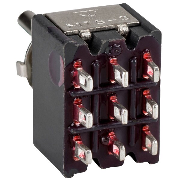 Main product image for 3PDT Mini Toggle Switch Center Off 060-522